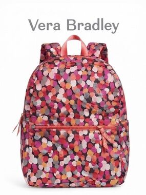 Vera Bradley FUN Confetti Patterned Women's Backpack NEW!